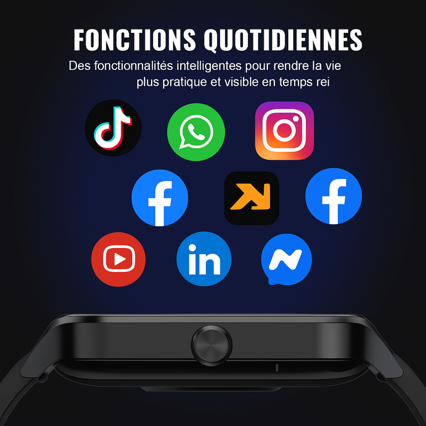 Montre Smart 5G avec SIM intégrée - 64 Go + GPS