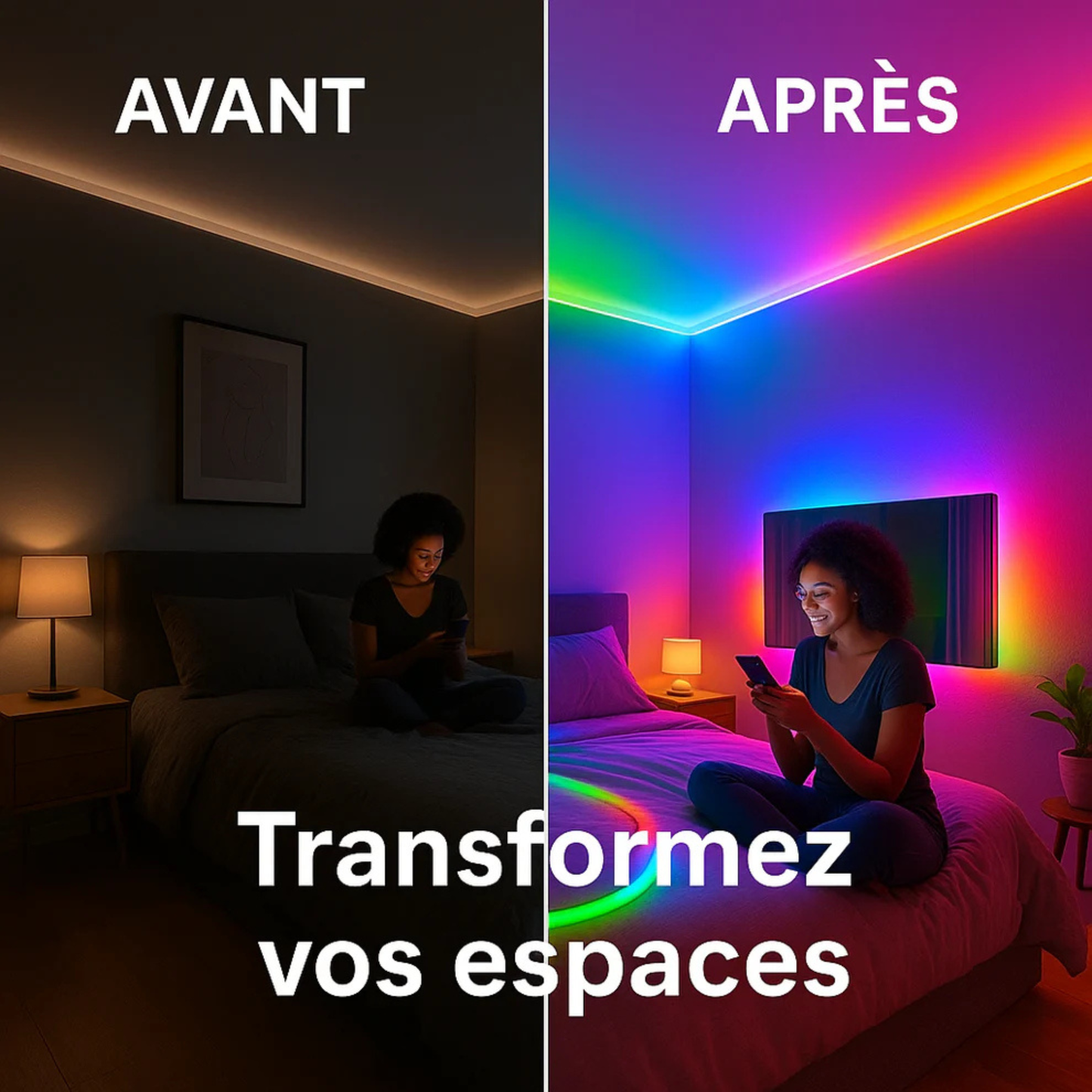 Bande Lumineuse RGB Smart & Bluetooth